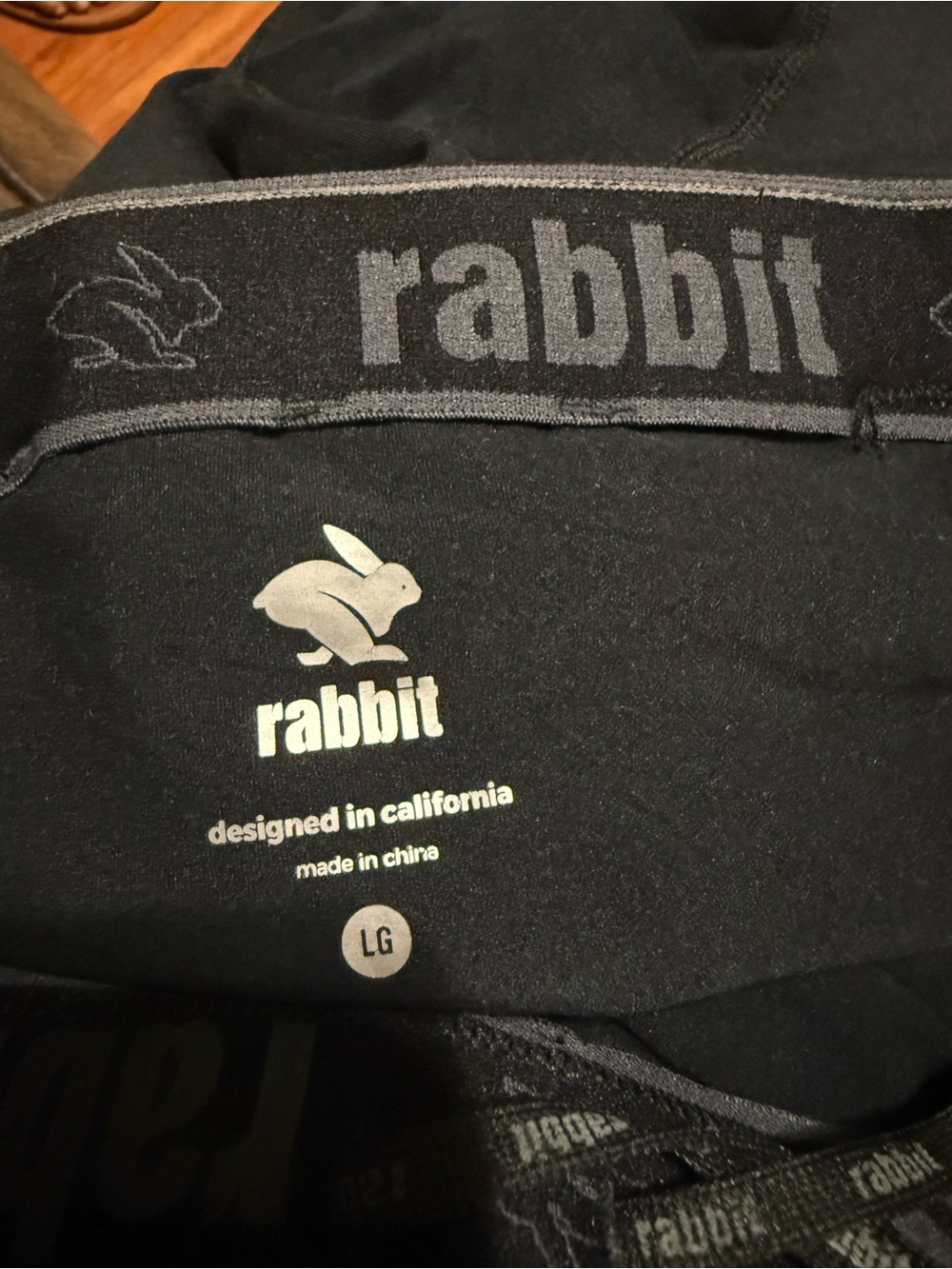 Men’s Black Rabbit Performance Joggers - Picture 6 of 7